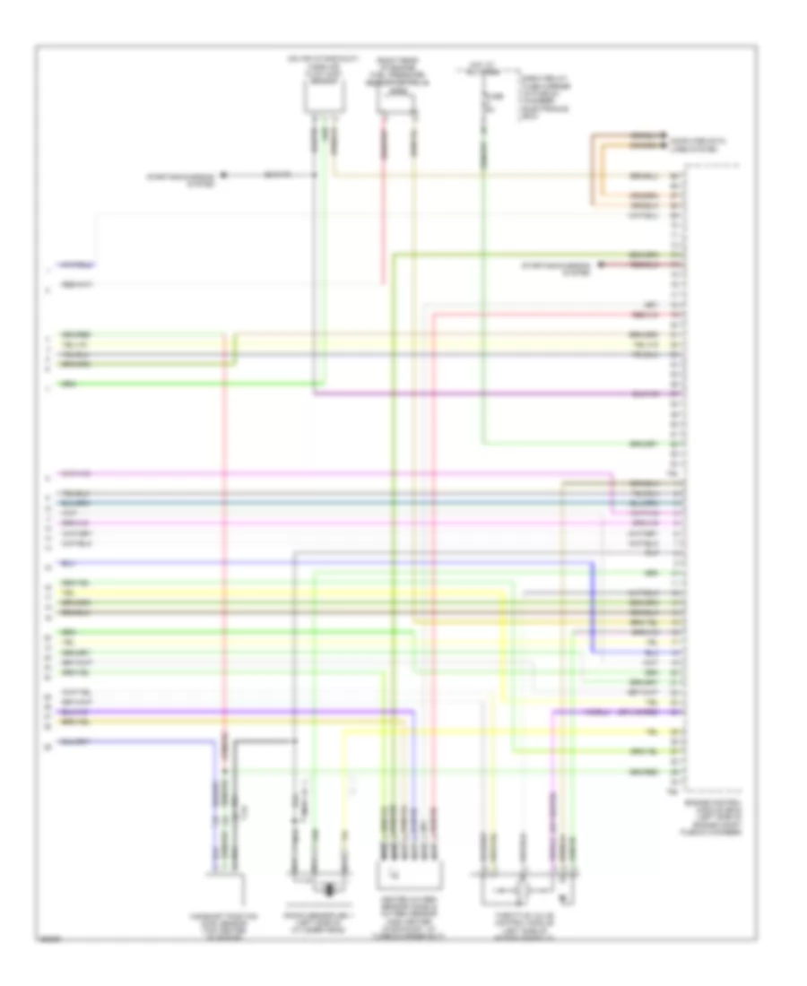 2.0L Turbo, Engine Performance Wiring Diagram (6 of 6) for Audi A4 2.0T Avant Quattro 2011