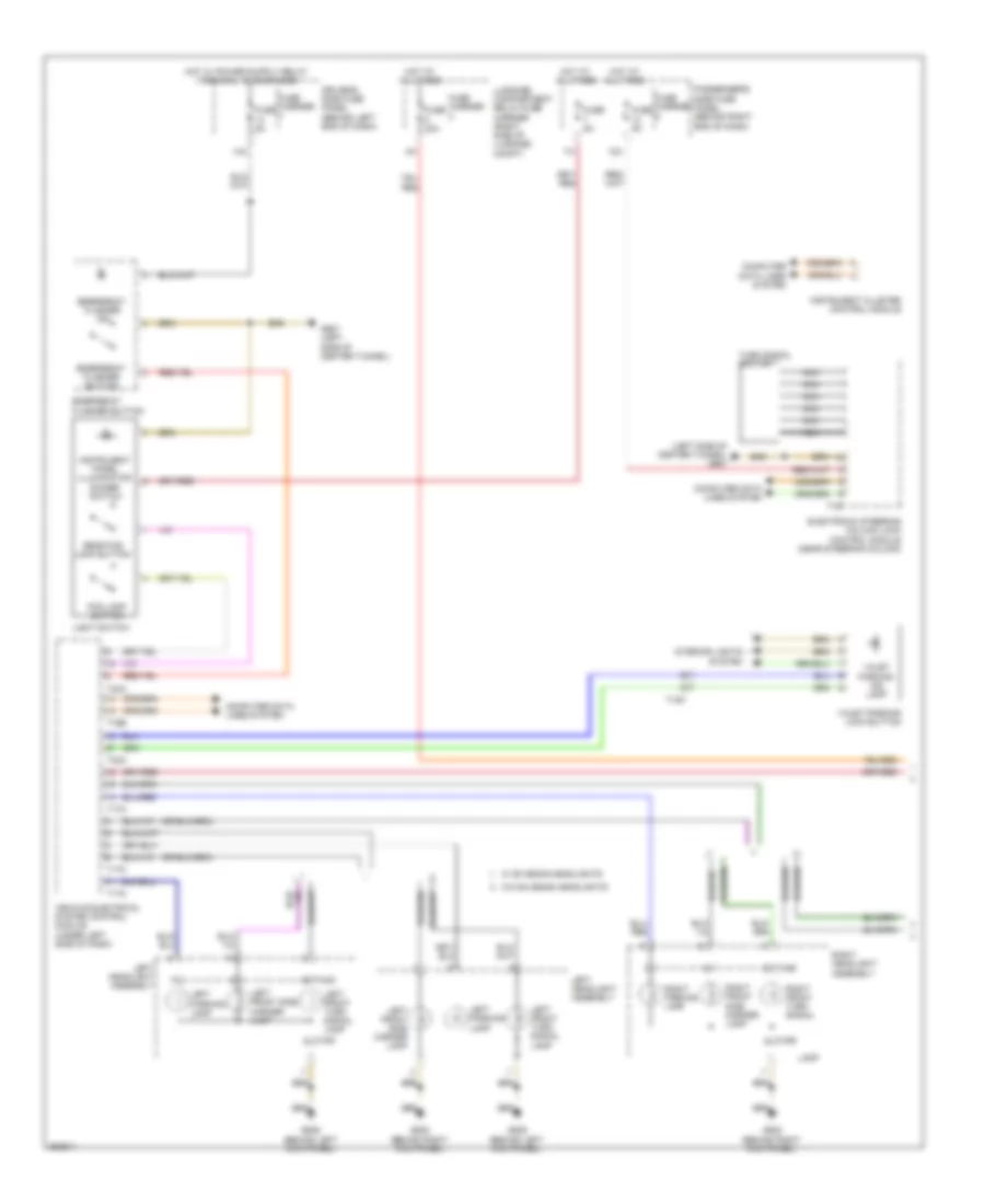 Exterior Lamps Wiring Diagram, Wagon (1 of 3) for Audi A4 2.0T Avant Quattro 2011