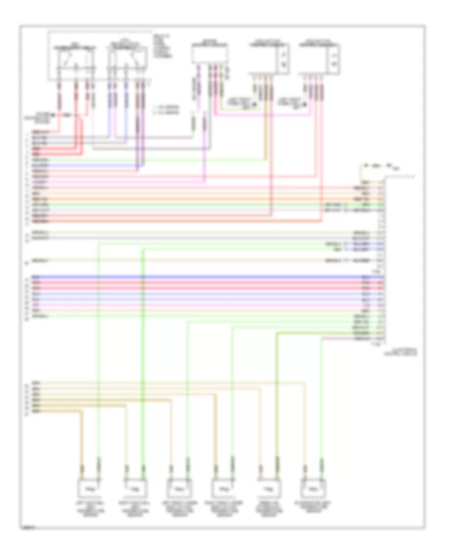 Automatic AC Wiring Diagram (4 of 4) for Audi Q7 4.2 2008