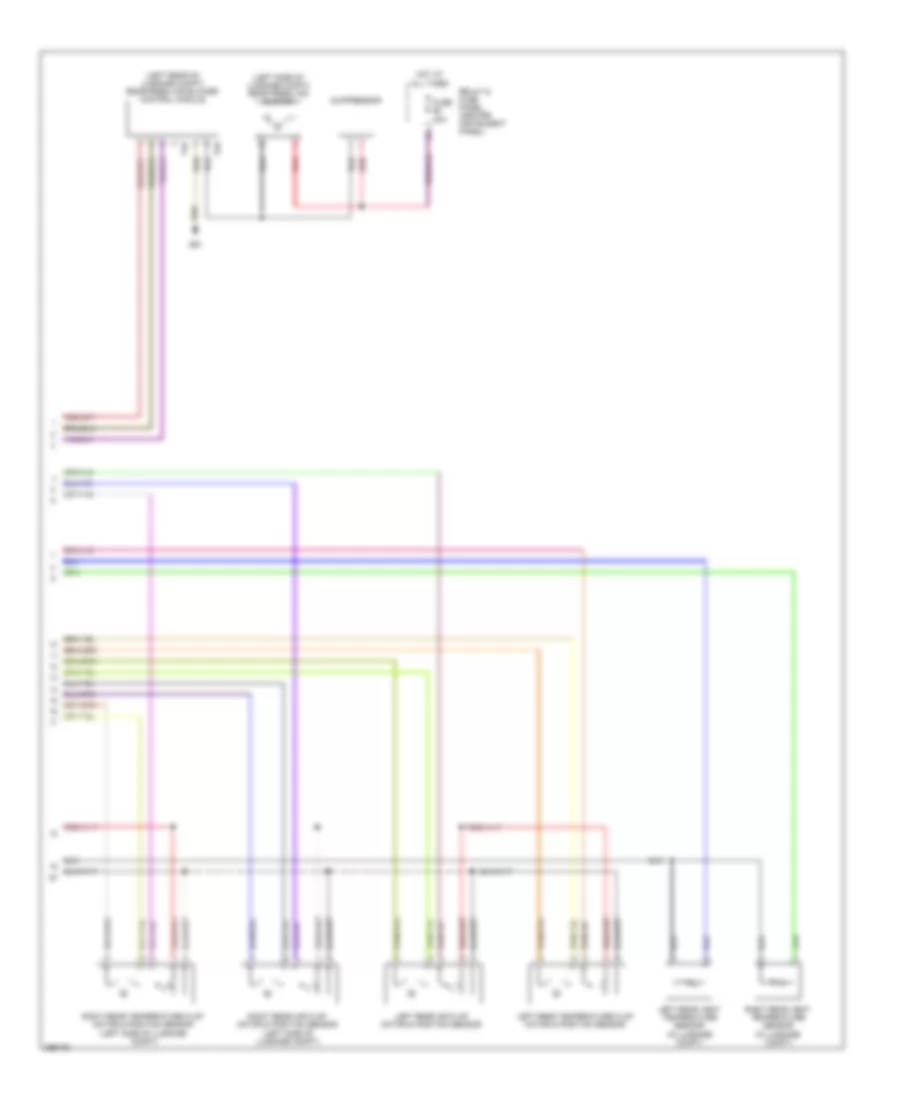 Rear AC Wiring Diagram (2 of 2) for Audi Q7 4.2 2008