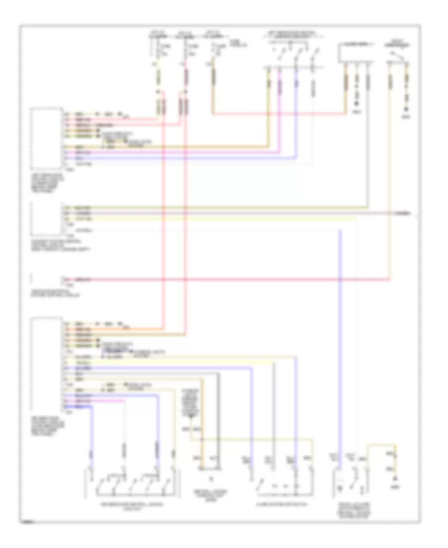 Anti theft Wiring Diagram 1 of 2 for Audi Q7 4 2 2008