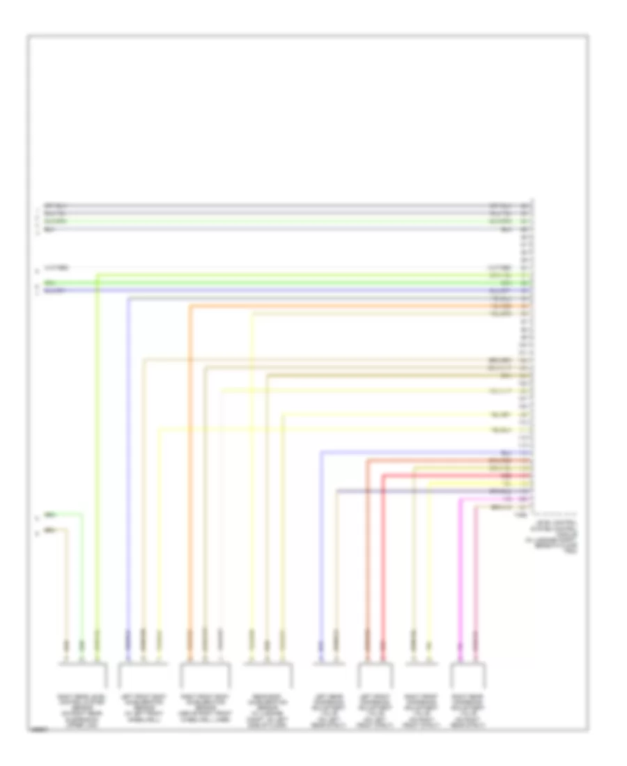 Electronic Suspension Wiring Diagram (3 of 3) for Audi Q7 4.2 2008