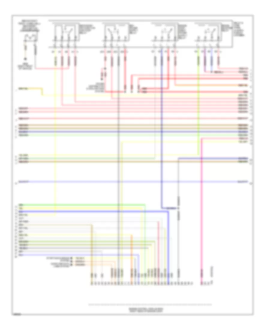 4.2L, Engine Performance Wiring Diagram (3 of 6) for Audi Q7 4.2 2008