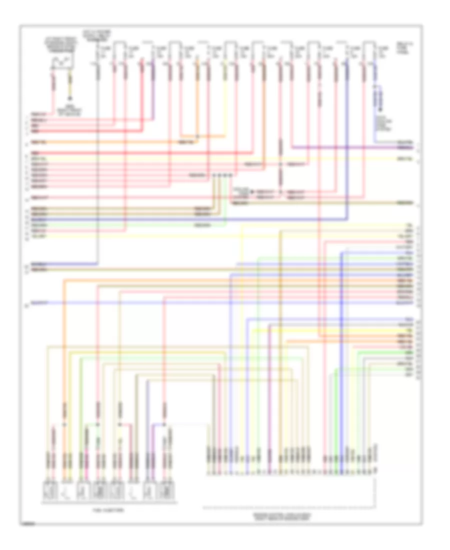 4.2L, Engine Performance Wiring Diagram (4 of 6) for Audi Q7 4.2 2008