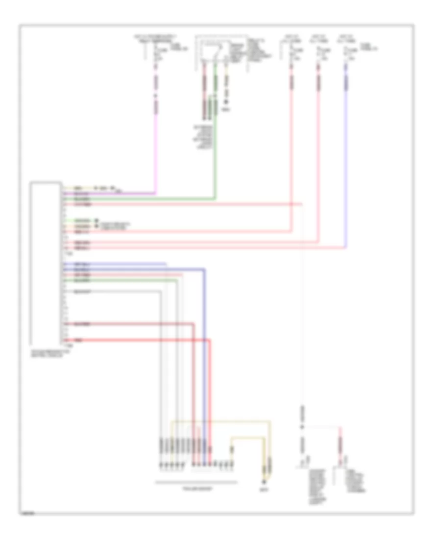 Trailer Tow Wiring Diagram for Audi Q7 4.2 2008