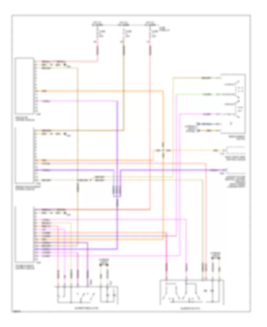 Power TopSunroof Wiring Diagram for Audi Q7 4.2 2008