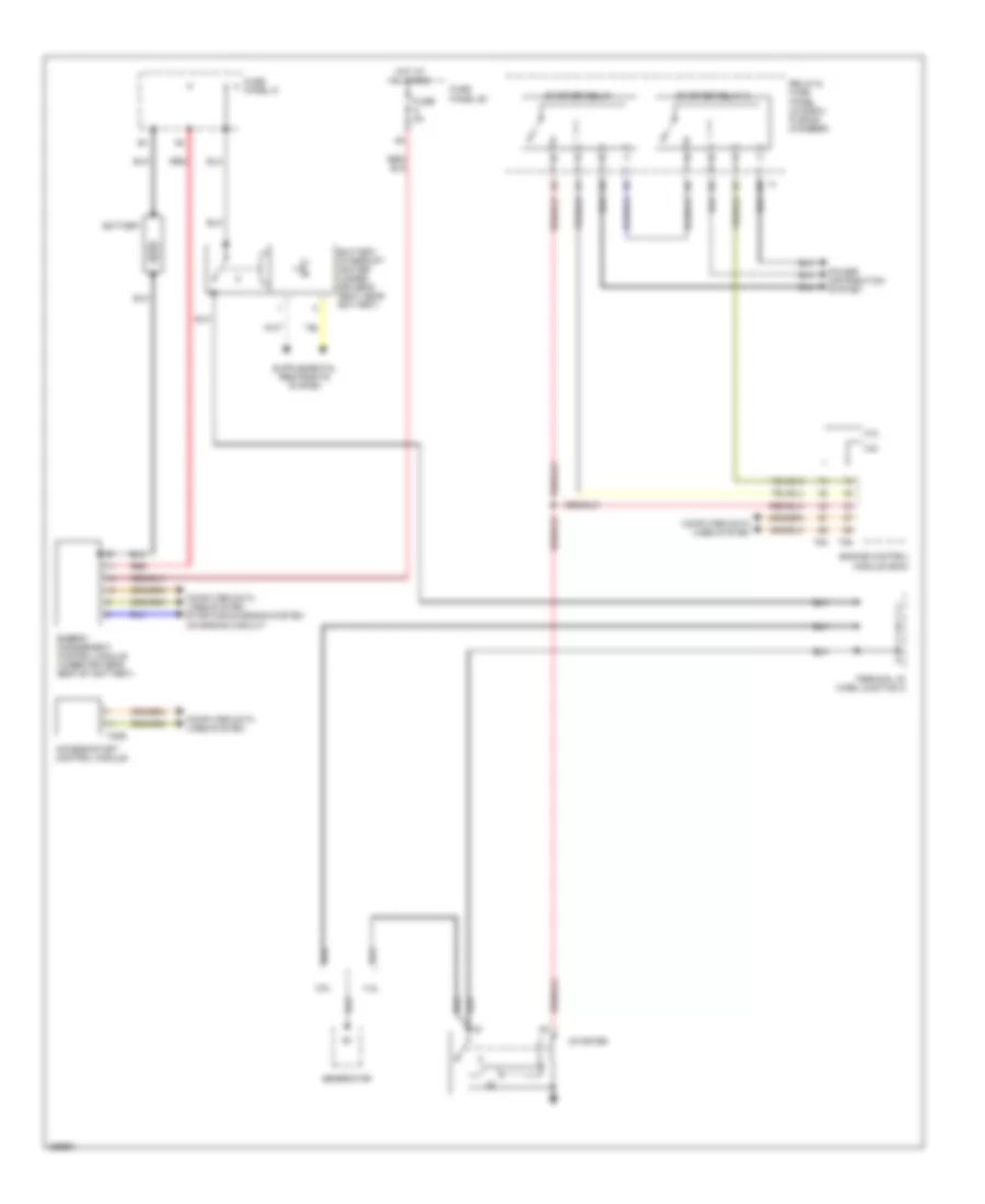 Starting Wiring Diagram for Audi Q7 4.2 2008