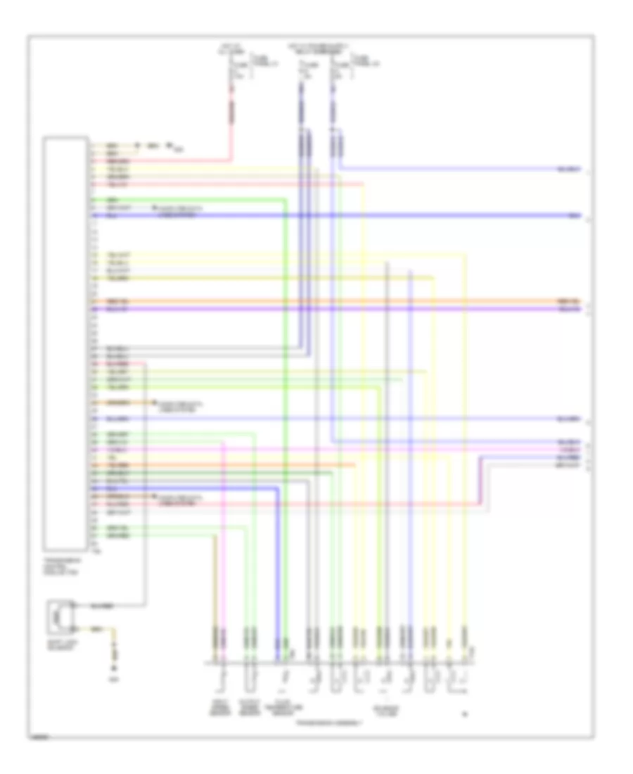 4.2L, AT Wiring Diagram (1 of 2) for Audi Q7 4.2 2008