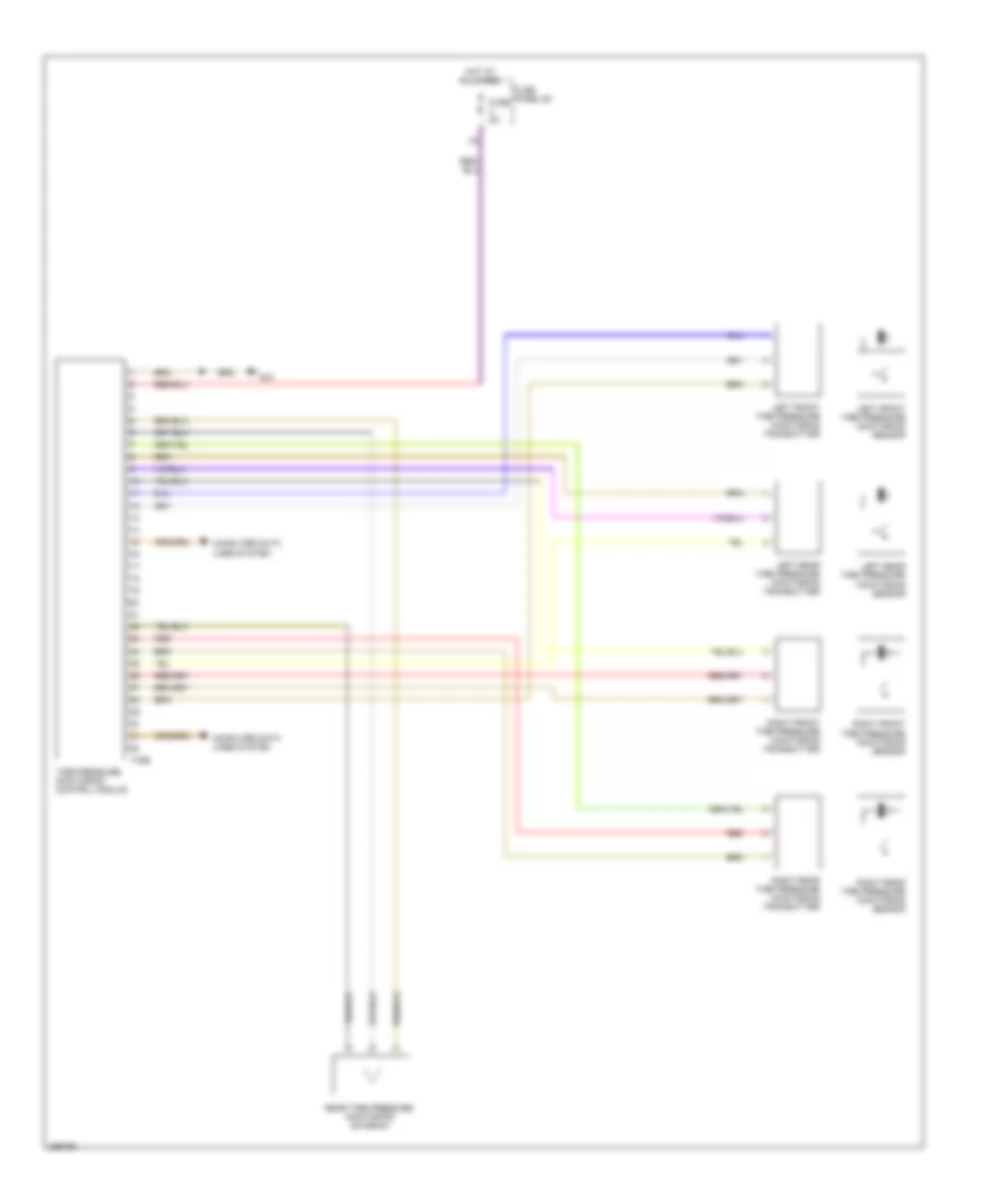 Tire Pressure Monitoring Wiring Diagram for Audi Q7 4 2 2008