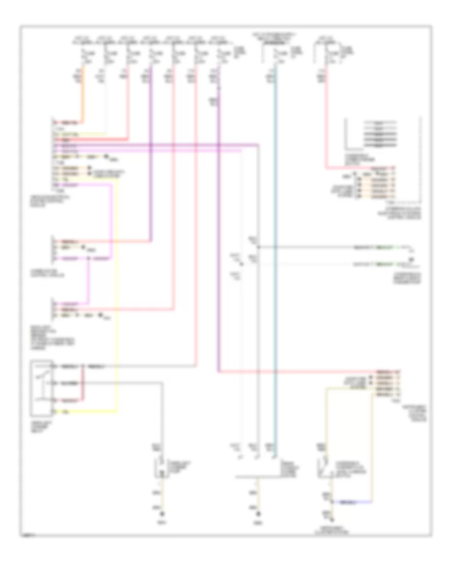 Wiper Washer Headlamp Washer Wiring Diagram for Audi Q7 4 2 2008