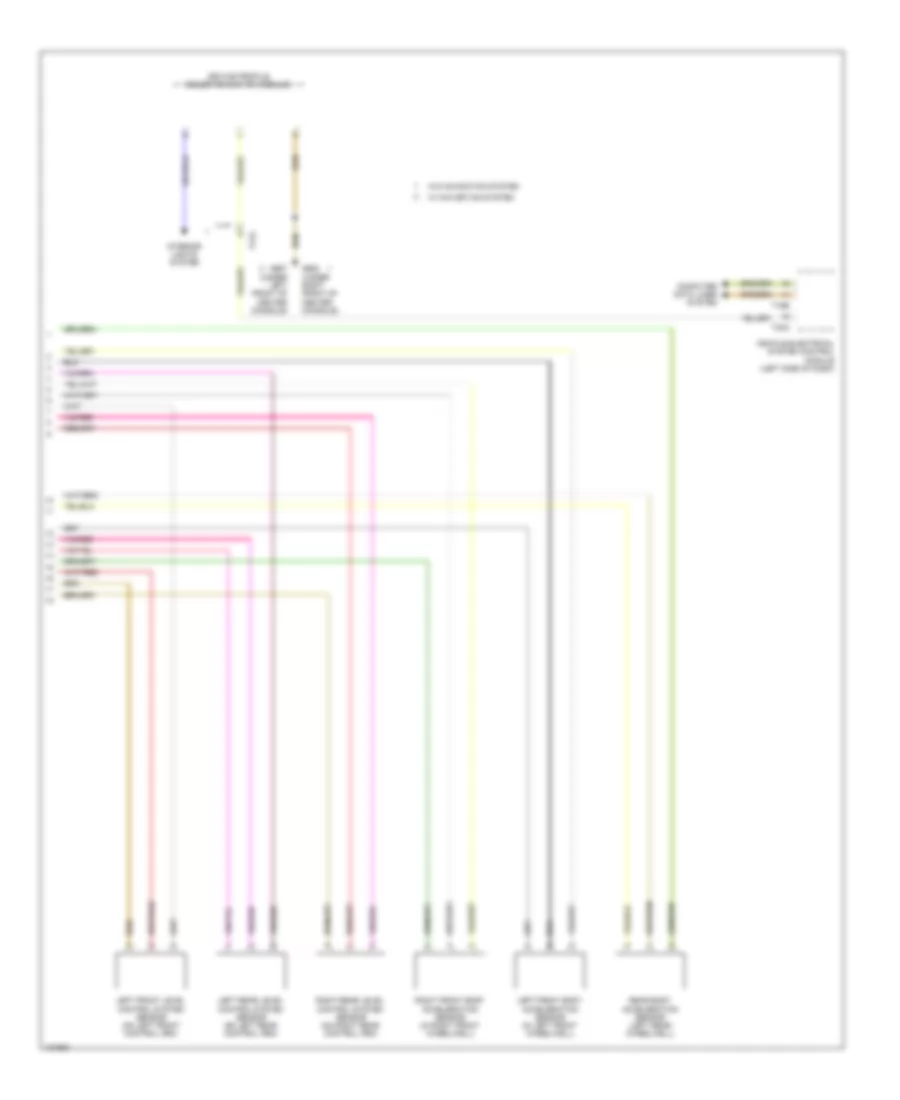 Electronic Suspension Wiring Diagram 2 of 2 for Audi Q5 Prestige 2014