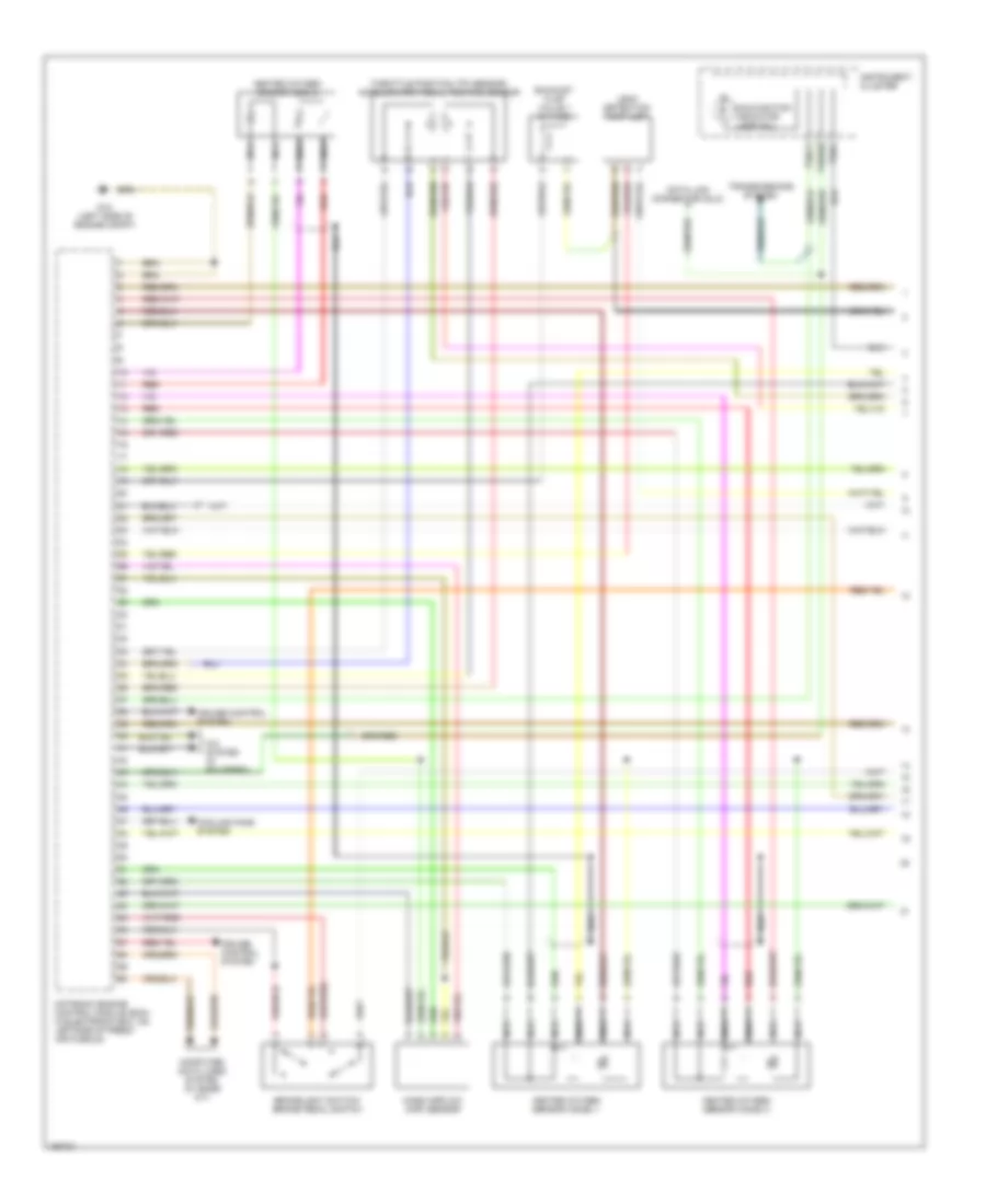 3.0L, Engine Performance Wiring Diagram (1 of 4) for Audi A6 2004