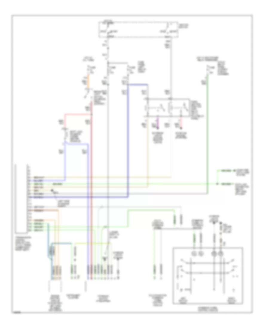 A T Wiring Diagram with CVT for Audi A6 2004