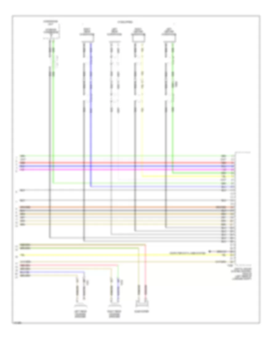 Radio Wiring Diagram, with Bang  Olufson Sound (3 of 3) for Audi A6 Premium Plus Quattro 2013