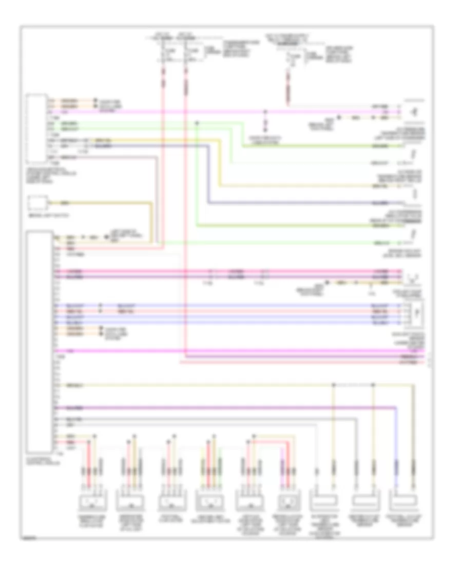 Электросхема кондиционера, Основная (1 из 2) для Audi A4 2.0T Quattro 2011