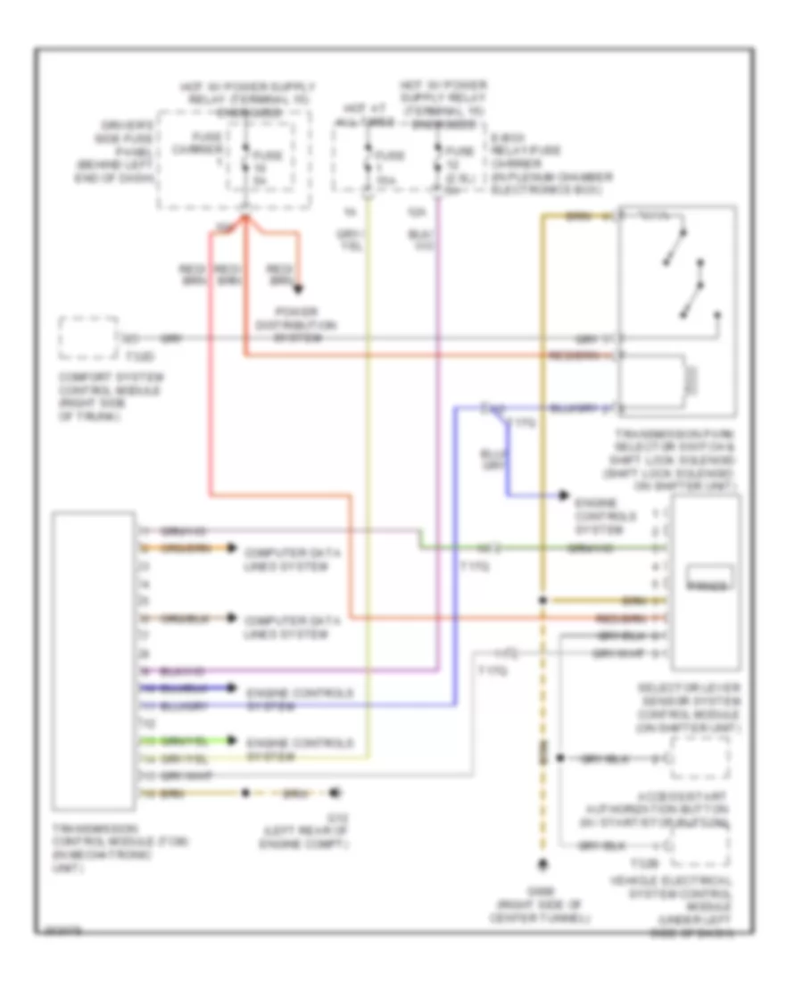 A T Wiring Diagram 6 Speed A T for Audi A4 2 0T Quattro 2011