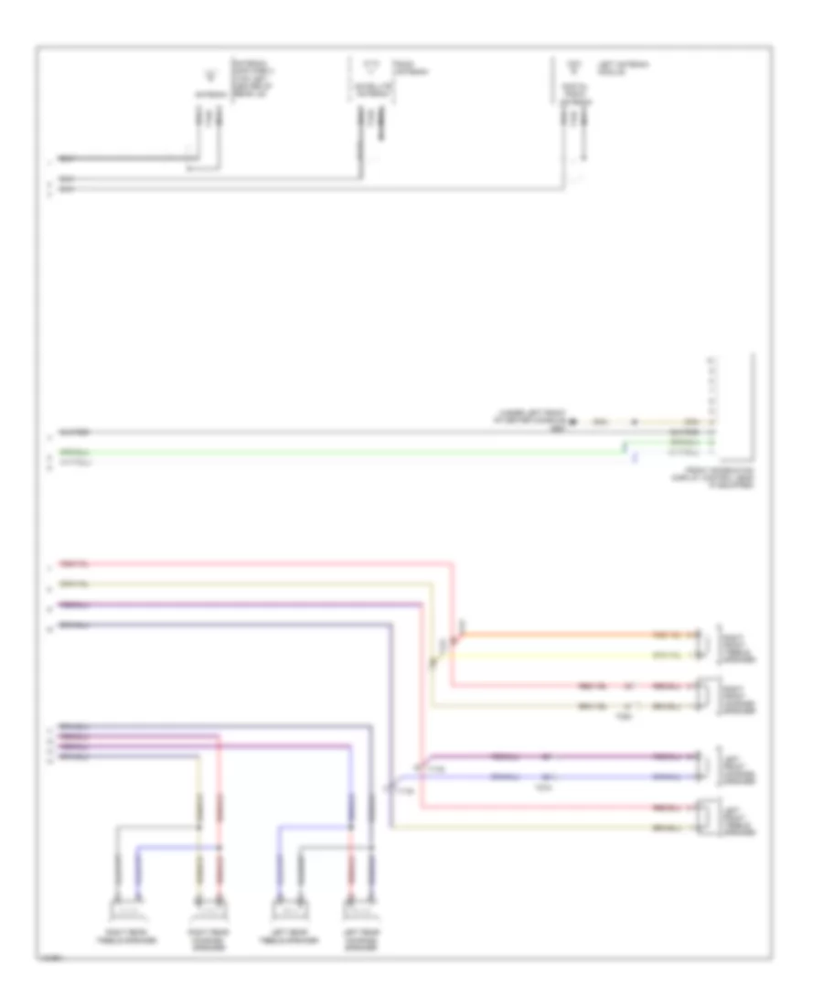 Radio Wiring Diagram, Basic Infotainment (2 of 2) for Audi Q5 TDI Premium Plus 2014