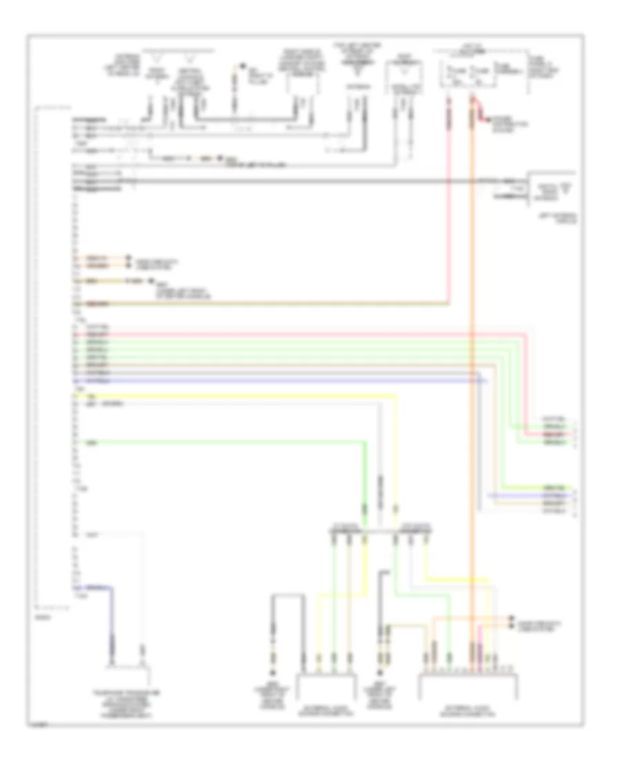 Radio Wiring Diagram, Premium Infotainment (1 of 2) for Audi Q5 TDI Premium Plus 2014