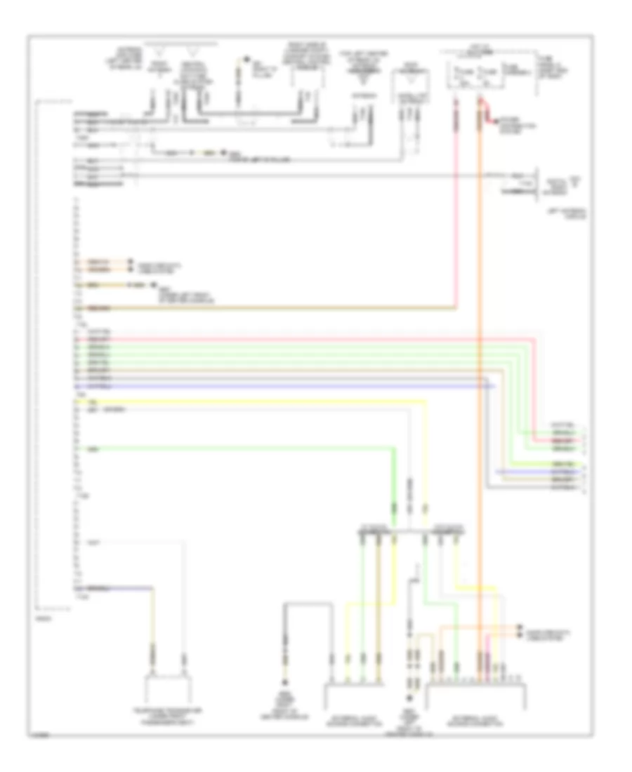 Radio Wiring Diagram, Standard Infotainment (1 of 2) for Audi Q5 TDI Premium Plus 2014