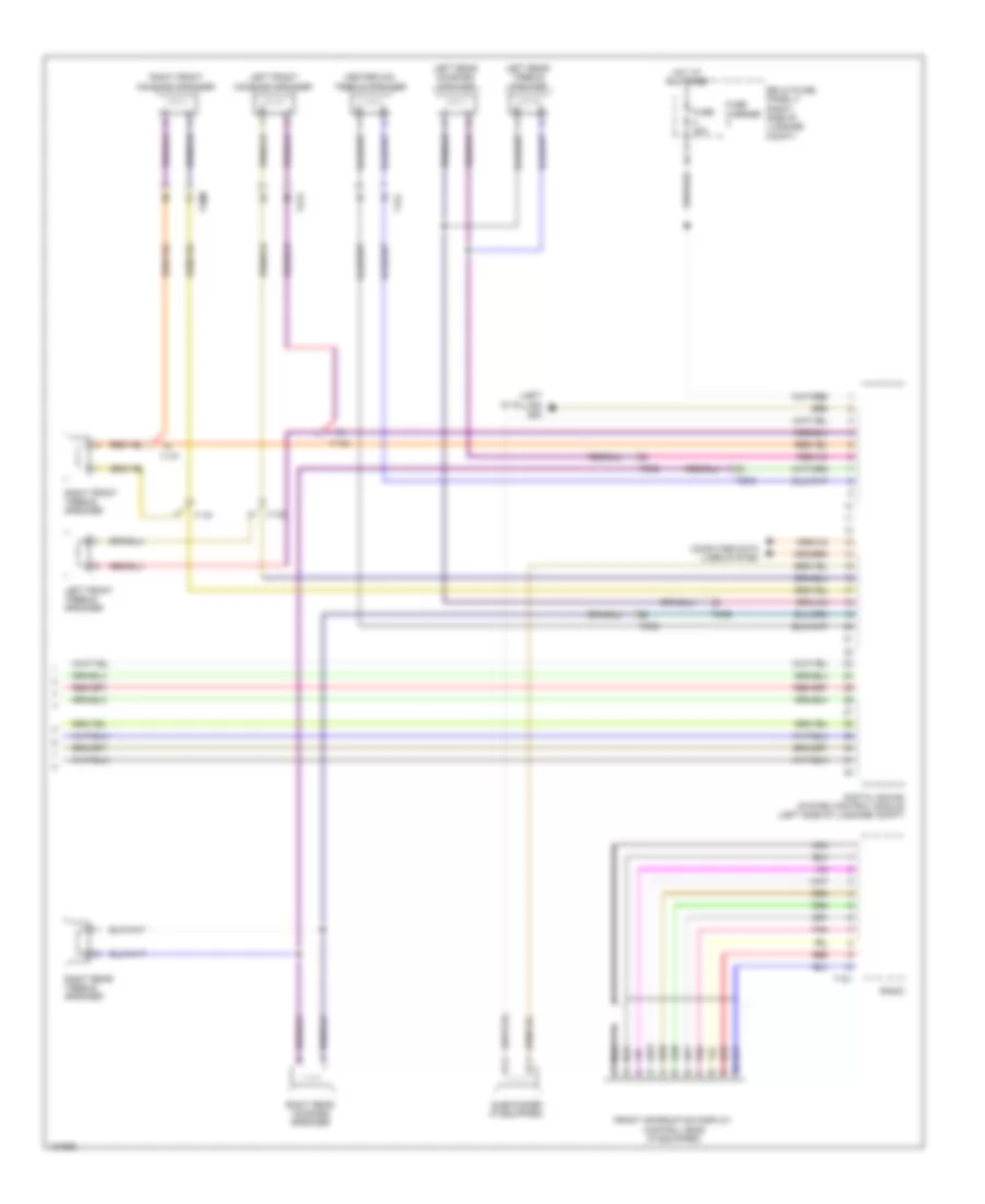 Radio Wiring Diagram, Standard Infotainment (2 of 2) for Audi Q5 TDI Premium Plus 2014