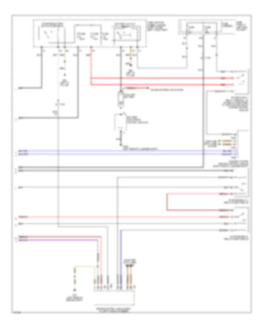 2.0L Turbo Hybrid, Starting Wiring Diagram (2 of 2) for Audi Q5 TDI Premium Plus 2014