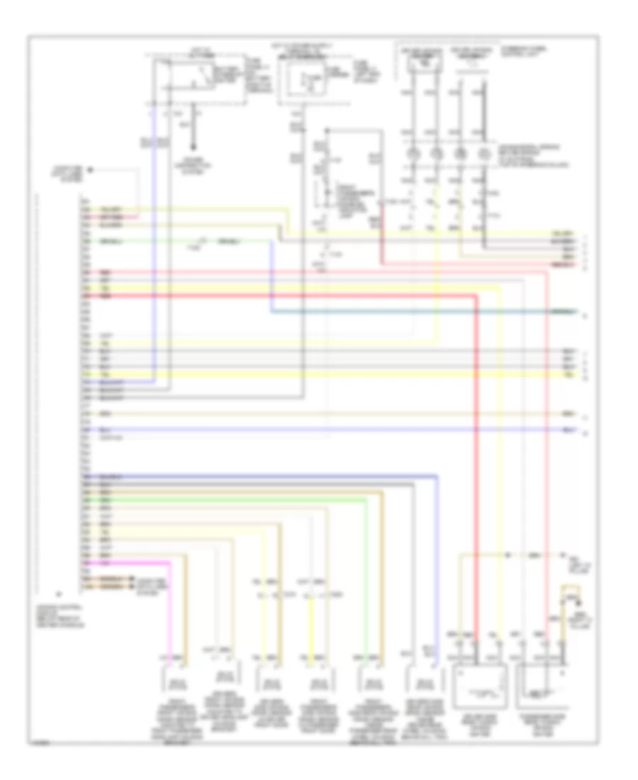 Supplemental Restraints Wiring Diagram 1 of 3 for Audi Q5 TDI Premium Plus 2014