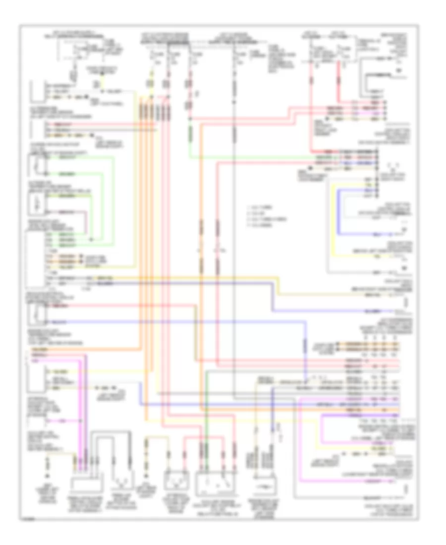 Automatic AC Wiring Diagram, Basic (2 of 2) for Audi Q5 TDI Premium Plus 2014