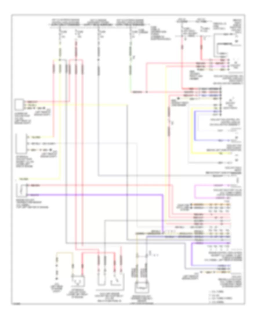 Automatic AC Wiring Diagram, Comfort (3 of 3) for Audi Q5 TDI Premium Plus 2014