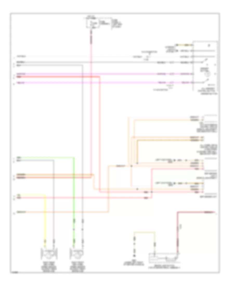 Anti-lock Brakes Wiring Diagram (2 of 3) for Audi Q5 TDI Premium Plus 2014