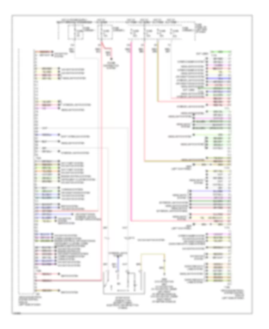 Vehicle Electrical System Control Module Wiring Diagram for Audi Q5 TDI Premium Plus 2014