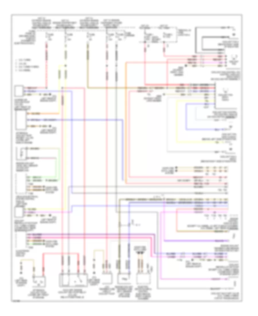Cooling Fan Wiring Diagram for Audi Q5 TDI Premium Plus 2014