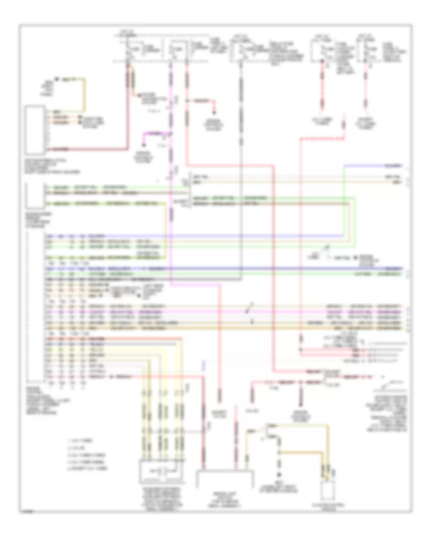 Cruise Control Wiring Diagram 1 of 2 for Audi Q5 TDI Premium Plus 2014