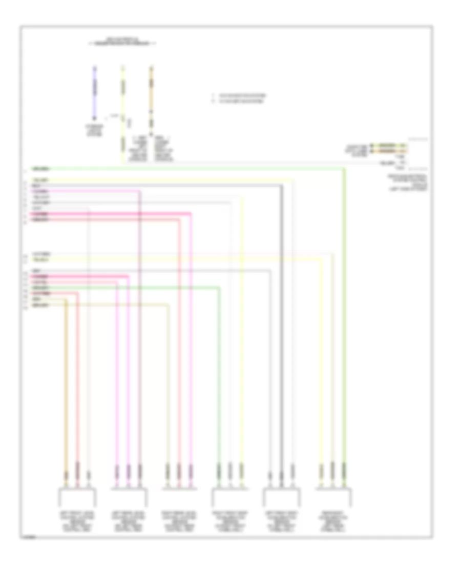 Electronic Suspension Wiring Diagram (2 of 2) for Audi Q5 TDI Premium Plus 2014