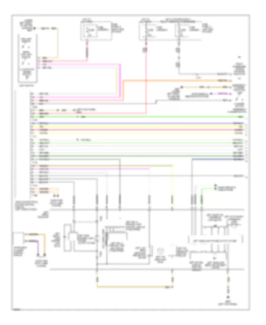 Headlights Wiring Diagram with Bi Xenon with Cornering Headlights 1 of 2 for Audi Q5 TDI Premium Plus 2014