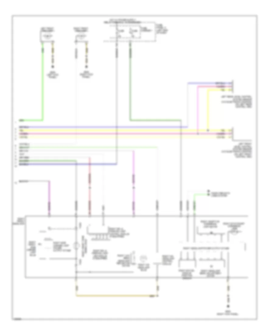 Headlights Wiring Diagram, with Bi-Xenon with Cornering Headlights (2 of 2) for Audi Q5 TDI Premium Plus 2014