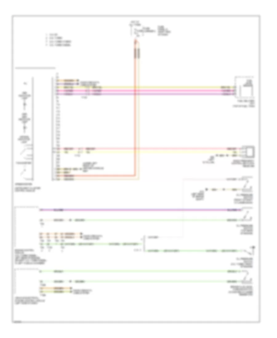 Instrument Cluster Wiring Diagram for Audi Q5 TDI Premium Plus 2014