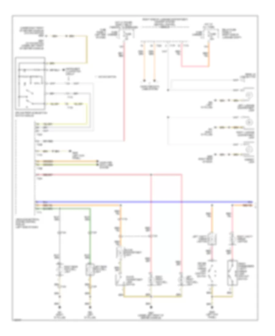 Courtesy Lamps Wiring Diagram 1 of 3 for Audi Q5 TDI Premium Plus 2014