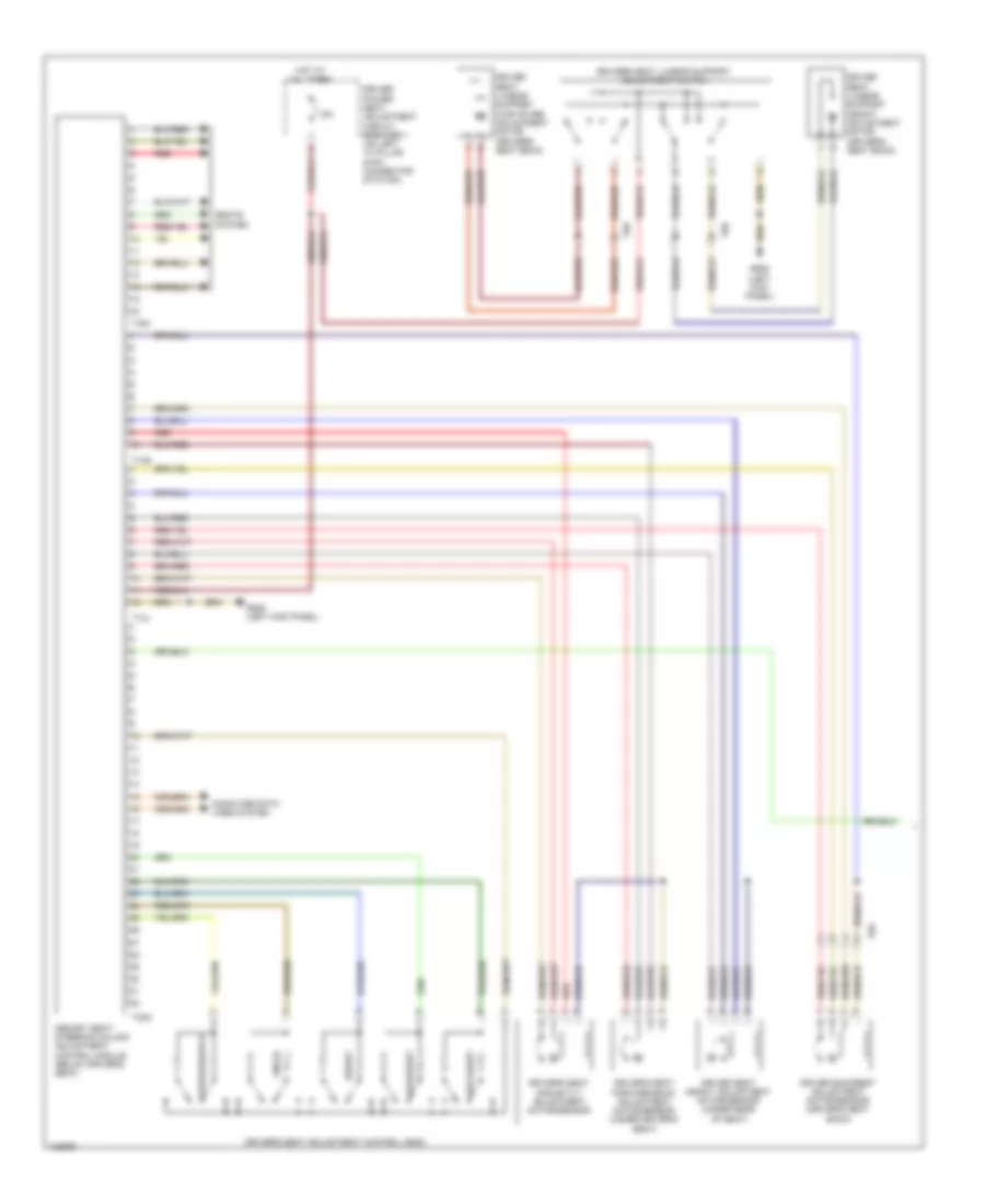 Memory Systems Wiring Diagram 1 of 3 for Audi Q5 TDI Premium Plus 2014
