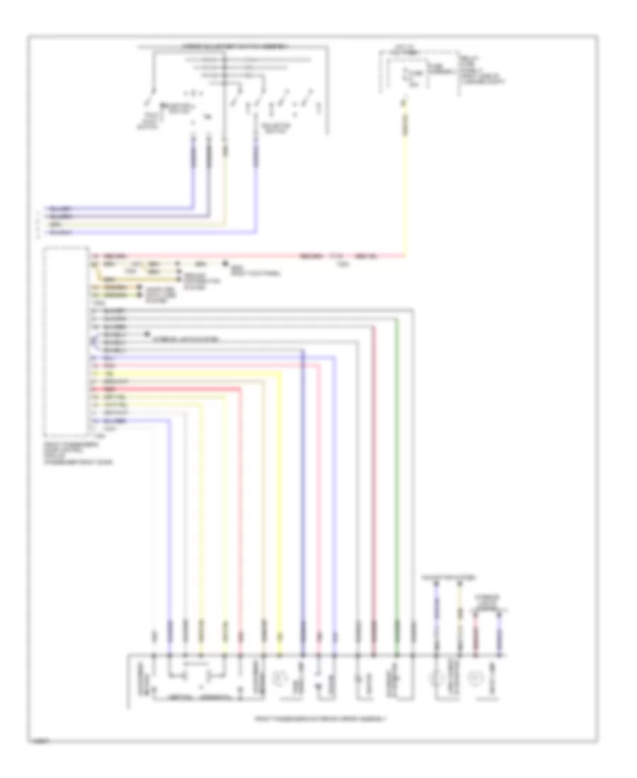 Memory Systems Wiring Diagram (3 of 3) for Audi Q5 TDI Premium Plus 2014