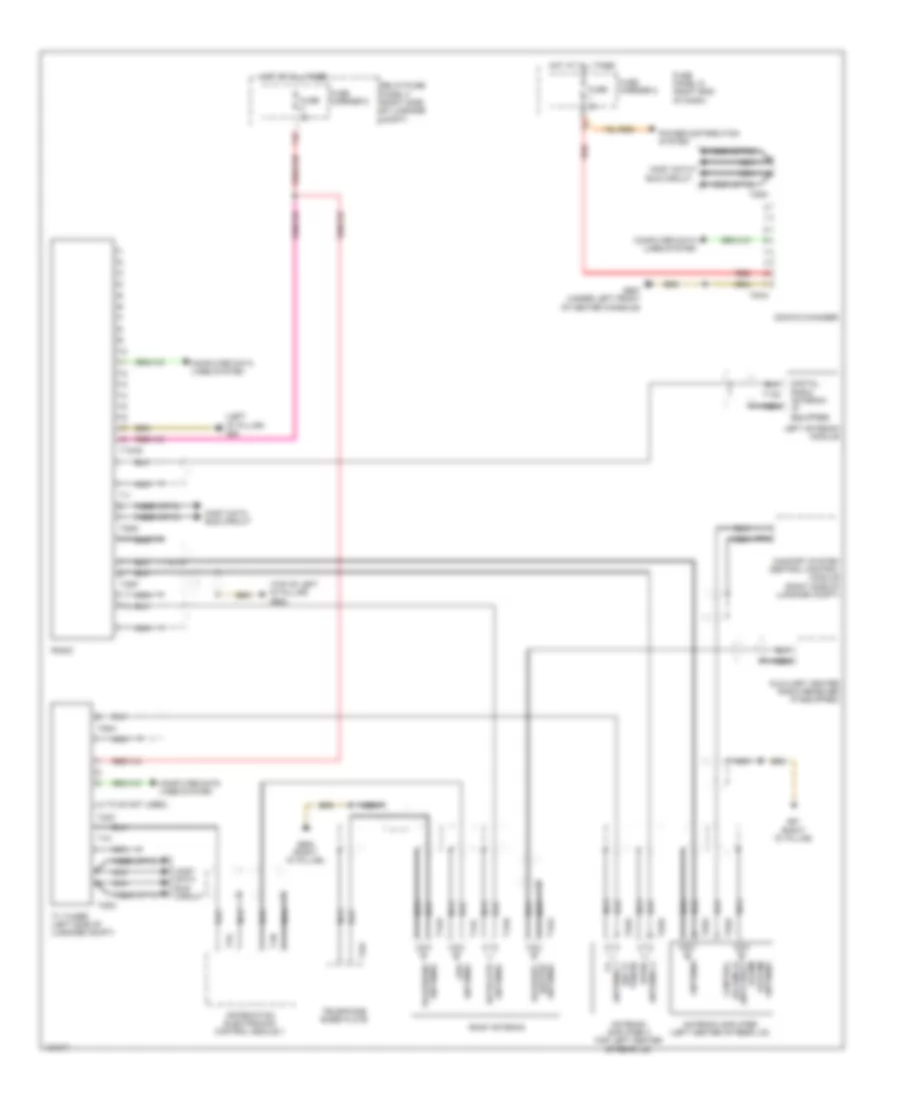 Navigation Wiring Diagram, Premium MMI (1 of 2) for Audi Q5 TDI Premium Plus 2014