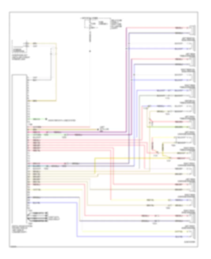 Navigation Wiring Diagram, Premium MMI (2 of 2) for Audi Q5 TDI Premium Plus 2014