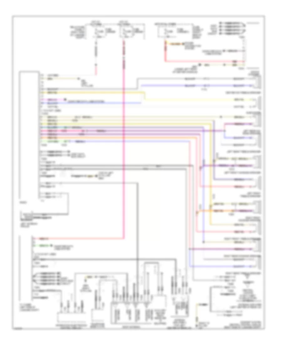 Navigation Wiring Diagram, Standard MMI for Audi Q5 TDI Premium Plus 2014