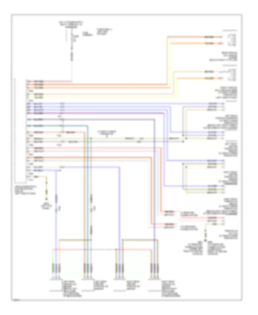 Parking Assistant Wiring Diagram for Audi Q5 TDI Premium Plus 2014