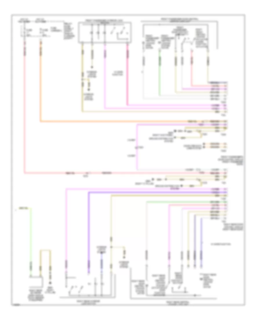 Power Door Locks Wiring Diagram (3 of 3) for Audi Q5 TDI Premium Plus 2014