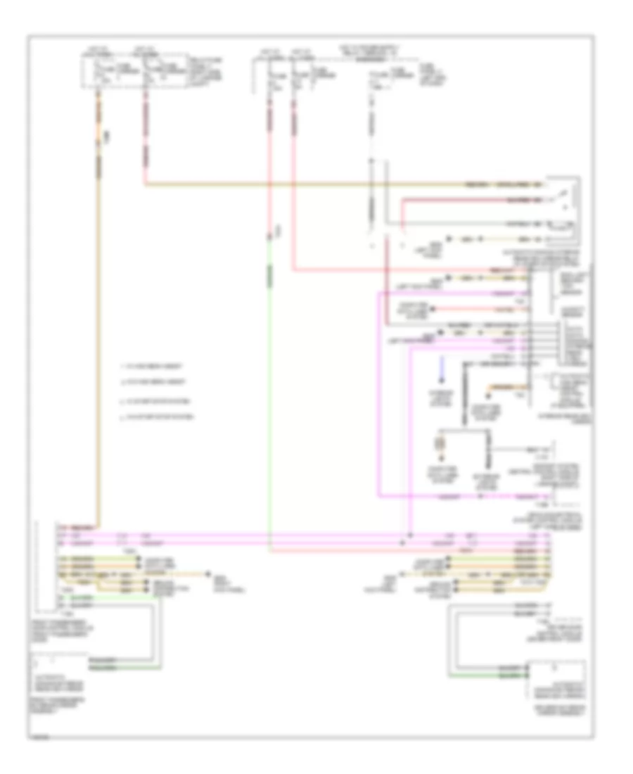 Automatic Day Night Mirror Wiring Diagram for Audi Q5 TDI Premium Plus 2014