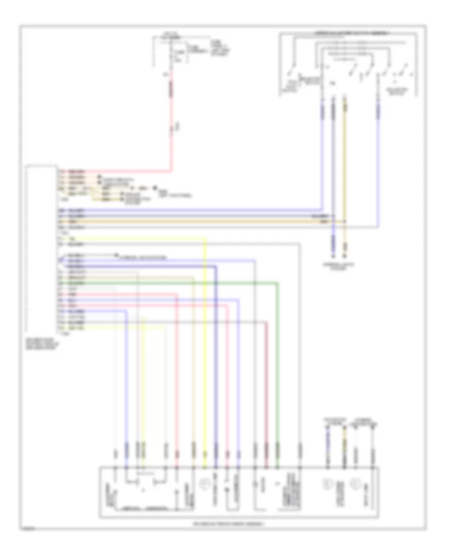 Power Mirrors Wiring Diagram (1 of 2) for Audi Q5 TDI Premium Plus 2014