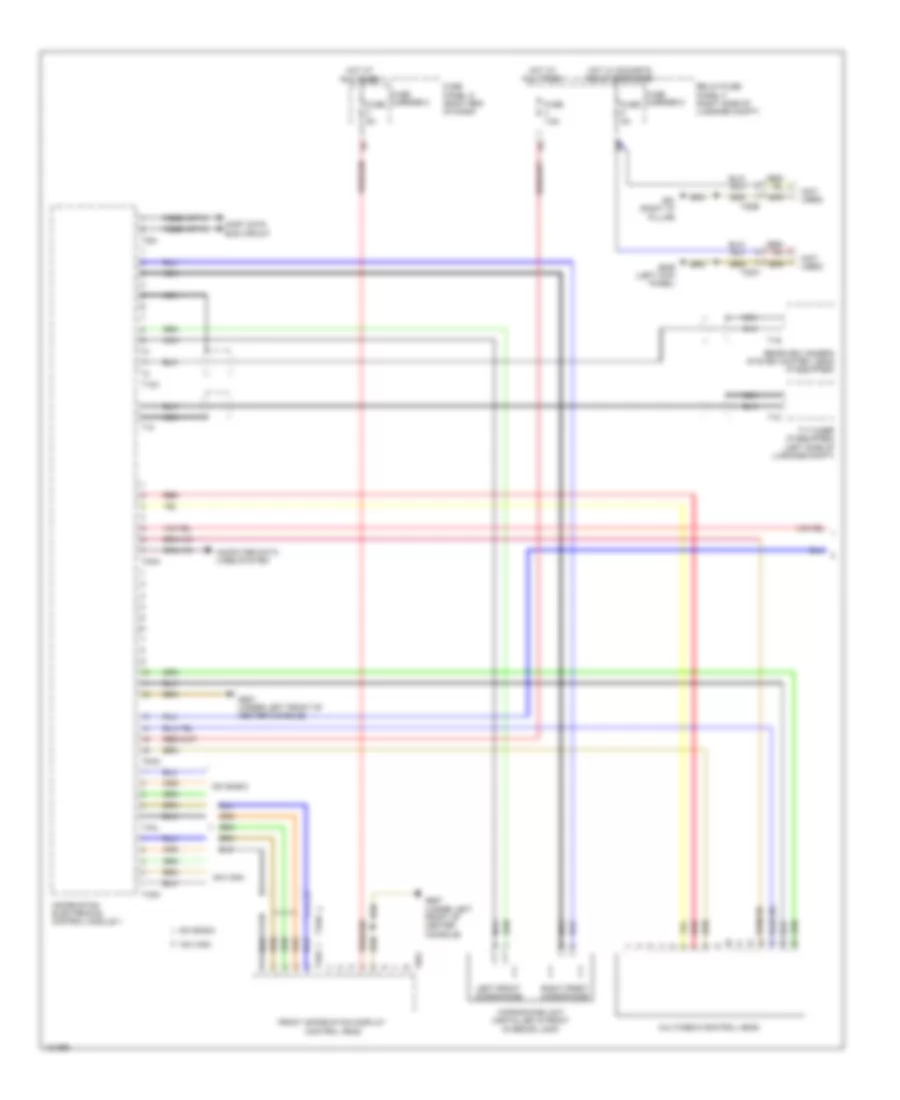 Multimedia Interface Wiring Diagram (1 of 2) for Audi Q5 TDI Premium Plus 2014