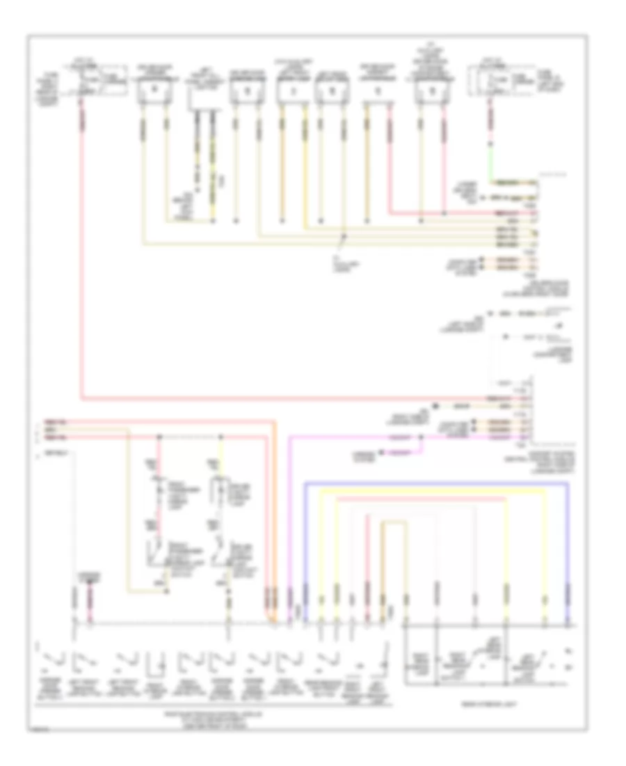 Courtesy Lamps Wiring Diagram (3 of 3) for Audi A6 Premium Quattro 2013