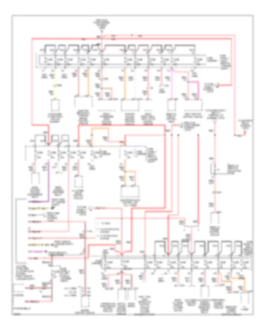 Power Distribution Wiring Diagram (6 of 9) for Audi A6 Premium Quattro 2013