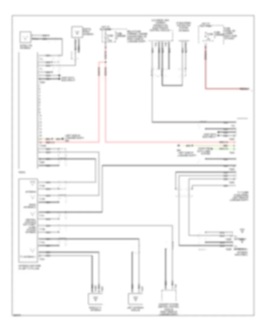 Navigation Wiring Diagram, Convertible Premium MMI (1 of 2) for Audi A5 2.0T 2011